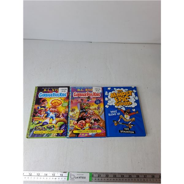 (3) Books; The Almost Epic Squad, Garbage Pail Kids (2)