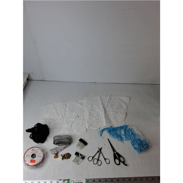 Various Hair Pieces, Fabric, Misc