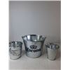 Image 2 : (3) Tin Buckets (Up To 19", cannot ship)