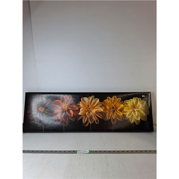 Wall Art Canvas Photo 11"x36" ( cannot ship)