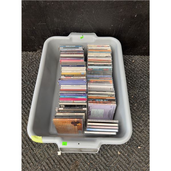 Country and Pop Music CDs in Tote