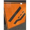 Image 2 : Orange Road Work Sign - Loose Gravel Warning, ATS Traffic