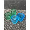 Image 8 : Home Decor Lot: Japanese Vase, Candleholders, Glass Set, Light Kit