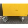 Image 3 : AHS 3-Drawer Yellow Medical Storage Cart on Wheels