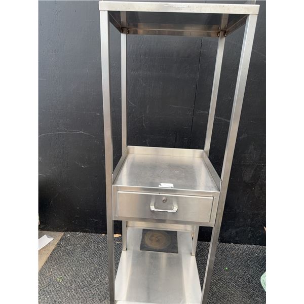 Imperial Surgical Co. Stainless Steel Medical Stand with Drawer