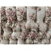 Image 11 : Tufted Floral Sofa and Armchair Set with Wood Trim