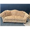 Image 1 : Upholstered Fabric Sofa With Rolled Arms and Two Cushions