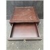 Image 2 : Wooden Side Table With Drawer and Lower Shelf