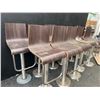 Image 3 : 10 Wood and Metal Bar Stools