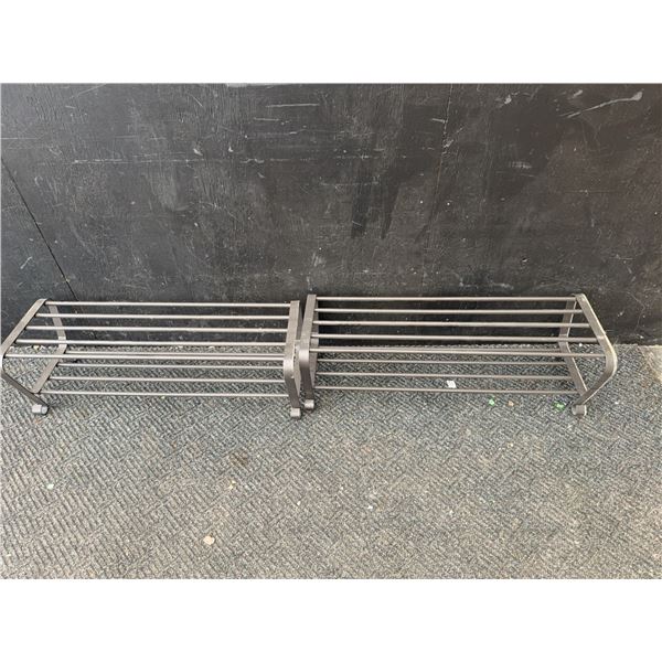 Metal Wall-Mount Luggage Racks