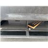 Image 3 : Black Media Console Cabinet with Glass Front