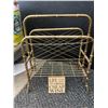 Image 17 : Home Decor Lot: Brass Lamp, Mask, Wine Holder & More