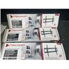 Image 1 : Prime Mounts RT101 TV Wall Mounts 32–75" Set of 3