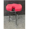 Image 1 : Bar Stool with Red Orthopaedic Seat Cushion