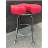 Image 3 : Bar Stool with Red Orthopaedic Seat Cushion