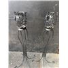 Image 1 : Black Metal Candle Holder Stands