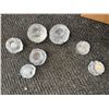 Image 1 : 7 Outdoor Glass Candle Holders
