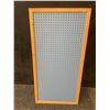 Image 1 : Rectangular Wooden Frame Pegboard Panel