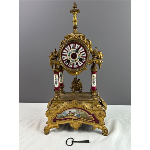 PH. Mourey Mantle Clock