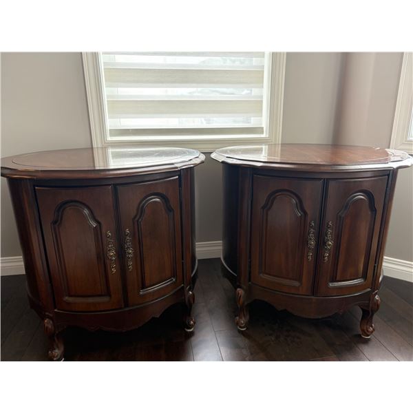 Two Side Tables With Storage