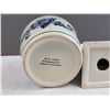 Image 4 : Blue Delfts Clock and Spinning Ashtray