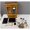 Image 1 : Costume Jewelry Lot with Jewelry Boxes