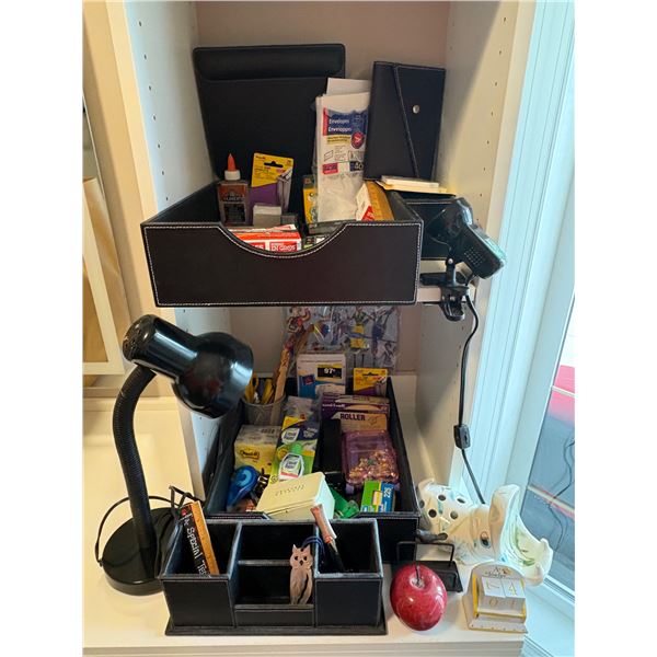 Office Supplies and Decor Lot