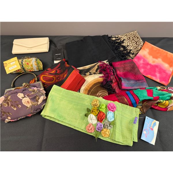 Purses and Scarfs Lot