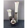 Image 3 : Set of Large Vases and Candle Holder