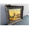 Image 4 : Small Painting with Ornate Wooden Frame