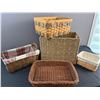 Image 1 : Decorative Woven Basket Lot