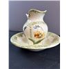 Image 4 : Pitcher and Bowl Hand Painted by Ruth Way