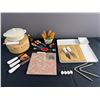 Image 1 : Cheese Serving and Charcuterie Lot