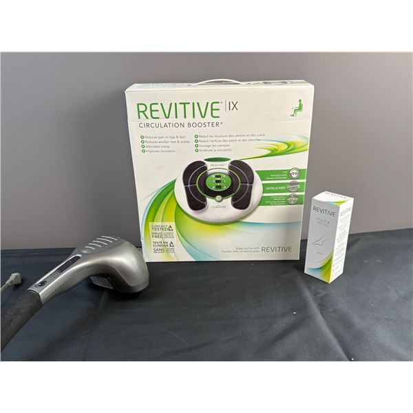Revitive Circulation Booster and Homedics Massager