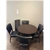 Image 2 : Dining Table with 4 Chairs and Insertable Leafs
