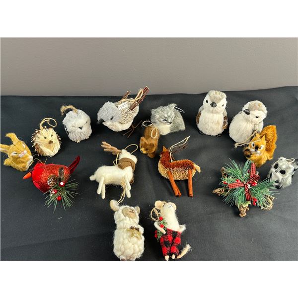 Collection of Animal Themed Ornaments