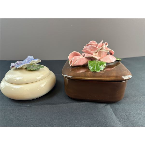Floral Jewelry Boxes