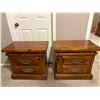 Image 1 : Pair of Wooden Night Stands