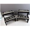 Image 1 : Pair of 'Domestic Goddess' Step Stools