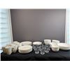 Image 1 : Mikasa 'Payton' Dish Ware Set and Drinking Glasses