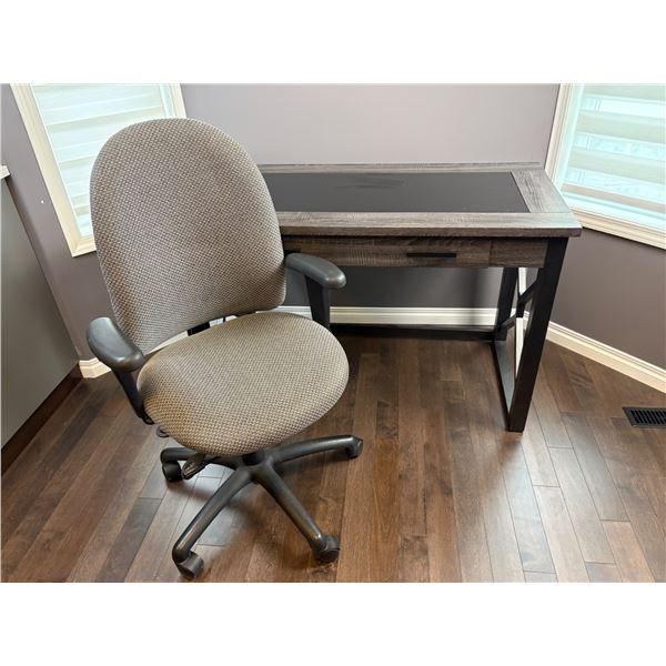 Office Chair and Desk