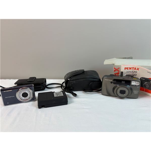 Pentax Espio 120 and Olympus Digital Camera