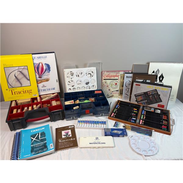 Stamps and Art Supplies
