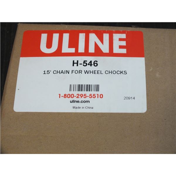 5 Boxes Of 15ft Chain For Wheel Chocks