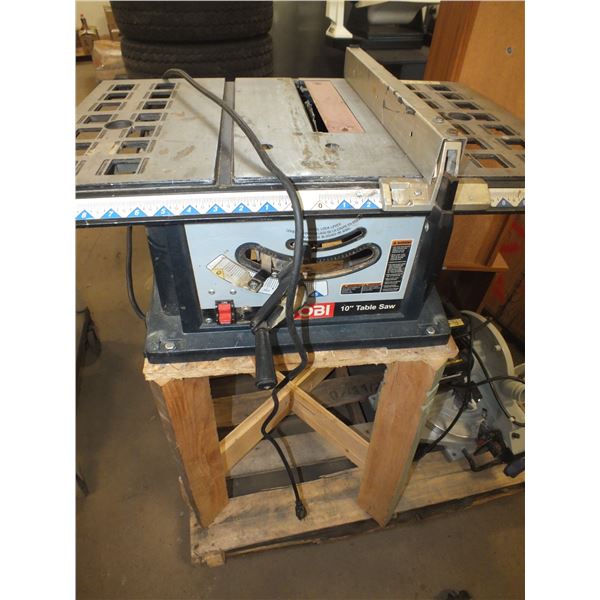 Ryobi 10" Table Saw w/ Wooden Stand