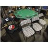 Image 1 : Poker Table w/ 8 Chairs & Coffee Table