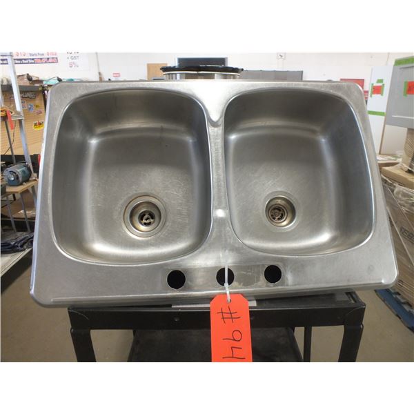 Double Stainless Steel Sink
