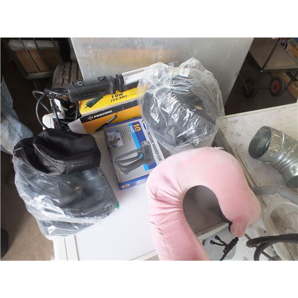 Plastic Waste Baskets w/ Misc