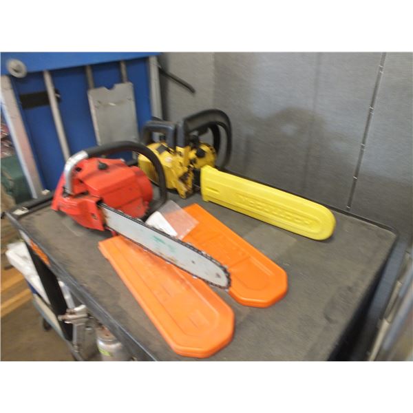 Two Chainsaws