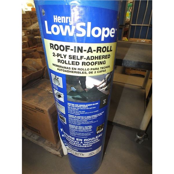 1 Roll Of Grey Low Slope 2ply Self Adhered Roofing Paper